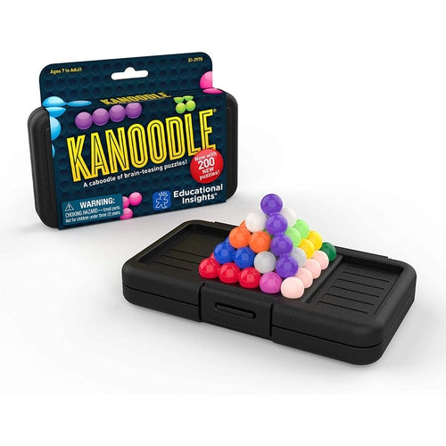 Kanoodle® Game | 200 Brain Twisting Games, 3-D Puzzle for Kids & Adults | Math Set by Educational Insights US | Age 7+
