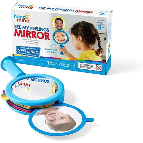 Learning Resources See My Feelings Mirror, Single Mirror | Sensory Toys for Kids Ages 3+