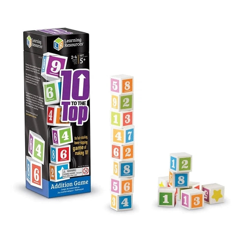 10 to the Top Addition Game | Math Set by Learning Resources US | Age 5+