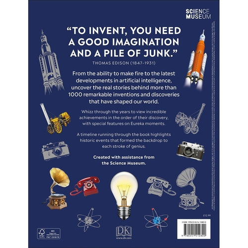 1000 Inventions and Discoveries | Paperback Reading Book by DK | Age 5+