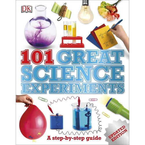 101 Great Science Experiments: A Step-by-Step Guide | Science Reading Book by ‎DK | Age 8+