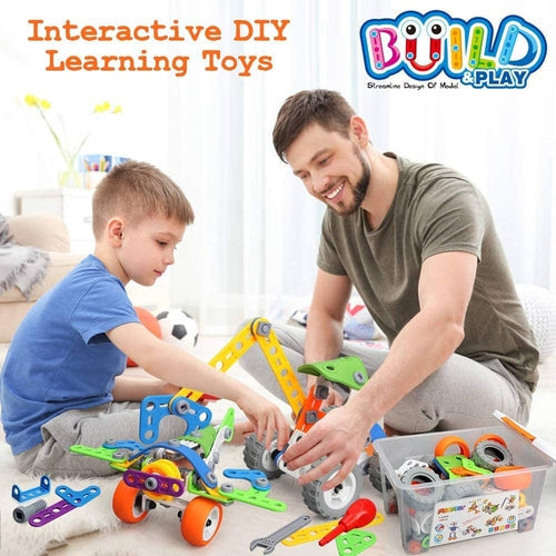 11-in-1 Build and Play Toy Set | 167 pcs Building Blocks Promoting Construction skills for kids Age 5+