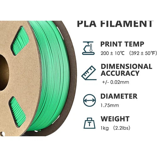 PLA Filament for X-MAKER 3D Printer - 1.75MM Multi Color | Educational Set Supplies by AOSEED for all