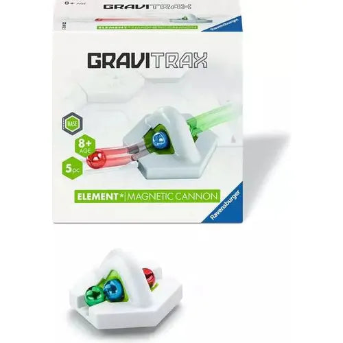 GraviTrax Element Magnetic cannon | Accessories Add-on to Starter kit - Marble Run & STEM Toy by Ravensburger Germany for Kids Age 8+