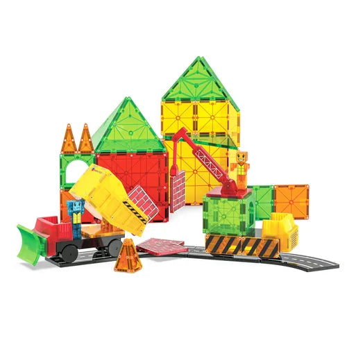 Magna-Tiles Builder XL 50-Piece Set - 242050TR | Educational Construction Set for Kids Age 3+