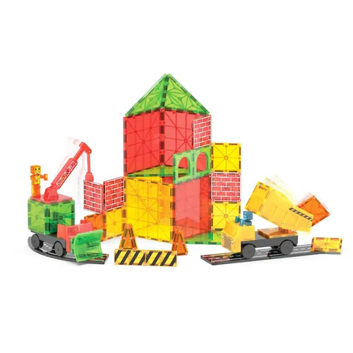 Magna-Tiles Builder XL 50-Piece Set - 242050TR | Educational Construction Set for Kids Age 3+