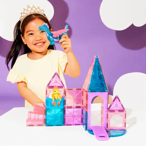 Magna-Tiles Castle 25-Piece Set - 242025CA | Educational Construction Set for Kids Age 3+
