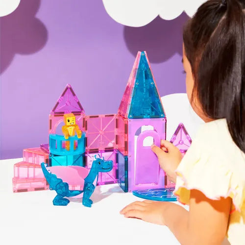 Magna-Tiles Castle 25-Piece Set - 242025CA | Educational Construction Set for Kids Age 3+