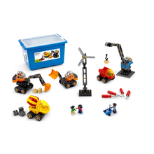 Load image into Gallery viewer, LEGO Education Tech Machines 45002 |  95 DUPLO bricks Engineering Set with Storage for kids age 3+
