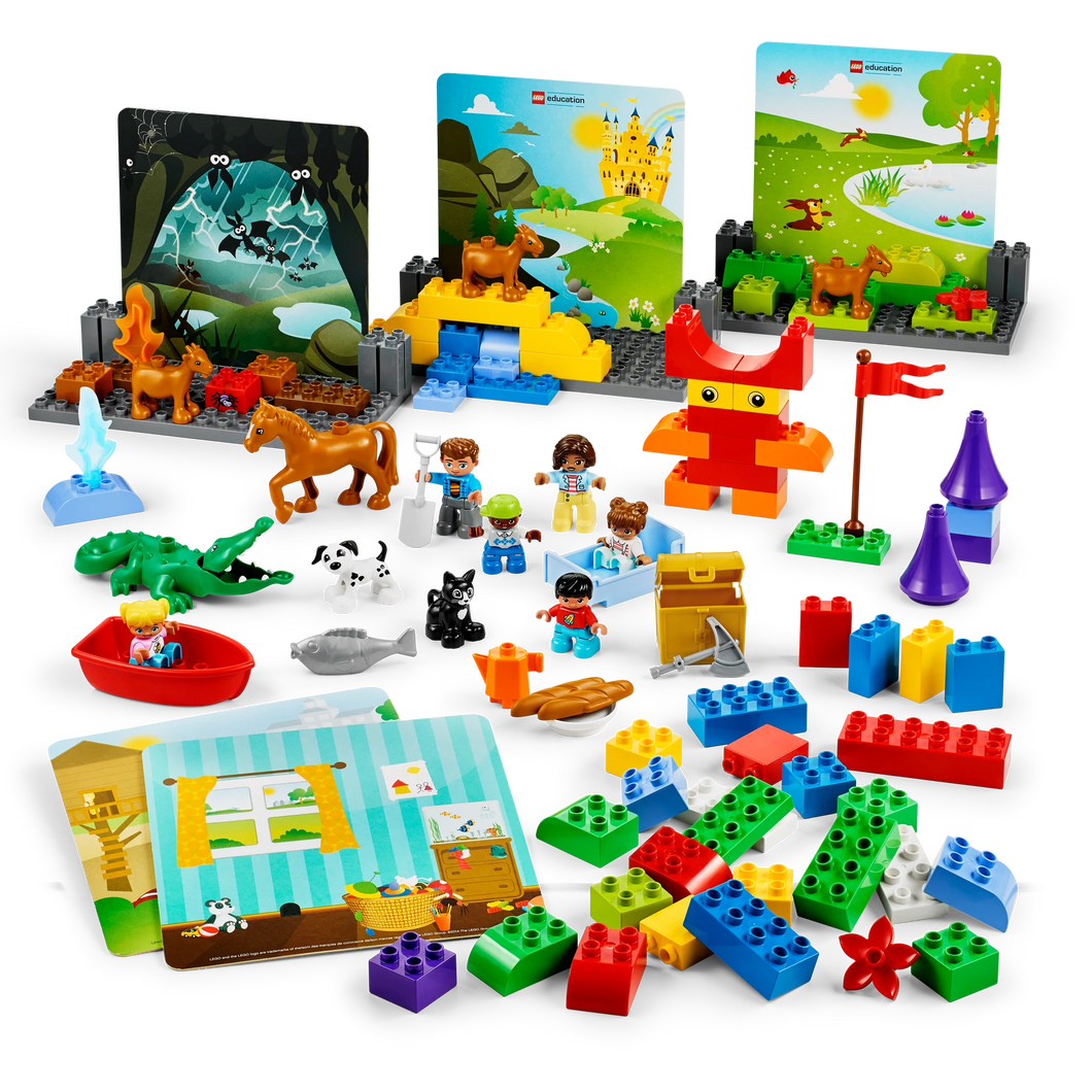 LEGO Education StoryTales Set with Storage 45005 | DUPLO 109 Pcs Language Development for kids age 3+