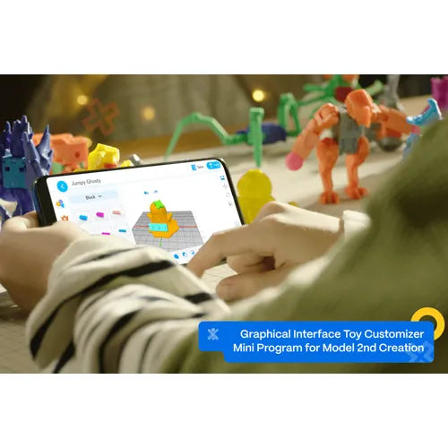 X-MAKER JOY Smart 3D Printer - Creating Endless Toys | IME3D-JOY Educational Set by AOSEED for Kids Age 4+
