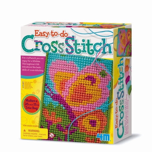 4M Easy-To-Do Cross Stitch | Arts and Crafts Kit for Kids Age 8+