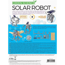 Load image into Gallery viewer, 4M Kidz Labs / Green Science - Solar Robot 03294 - Technology / Engineering Set for STEAM Powered Kids age 5+
