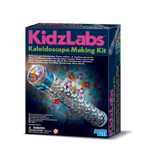4M  Kidz Labs - Kaleidoscope Making Kit | Educational Science Set for Kids Age 6+