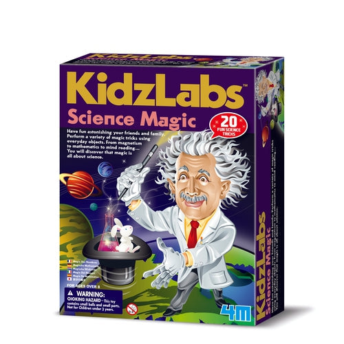 4M Kidz Labs - Science Magic | 8 سال سے زیادہ عمر کے بچوں کے لیے تعلیمی سائنس کٹ