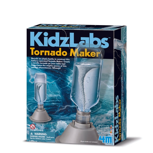 4M Kidz Labs Tornado Maker | مجموعة أدوات علمية للأطفال من سن 8 سنوات فما فوق