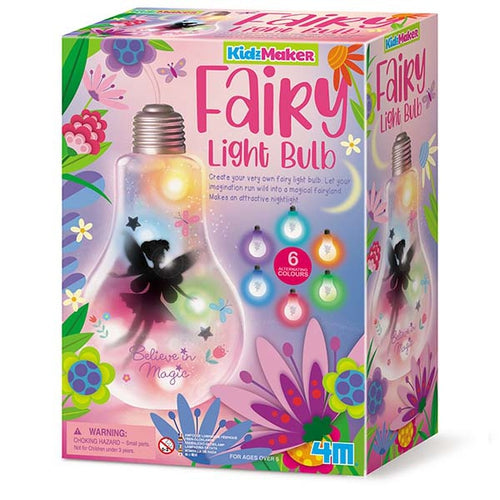 4M Kidz Maker / Fairy Light Bulb - Art / Craft Set for Kids age 5+