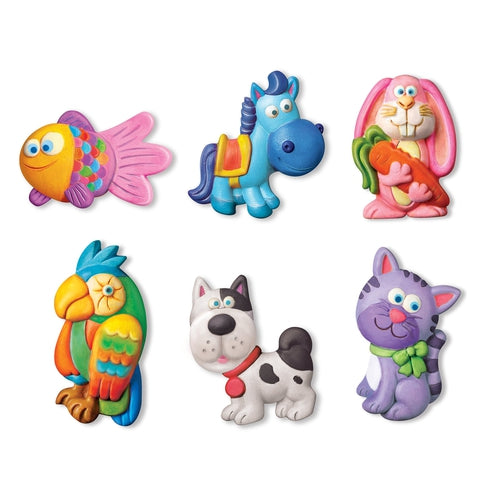 4M Mould And Paint - Cute Pets | Arts and Crafts Kits for Kids Age 5+