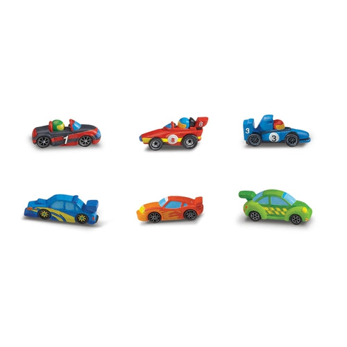 4M Mould and Paint - Racers | Arts and Crafts Kit for Kids Age 5+