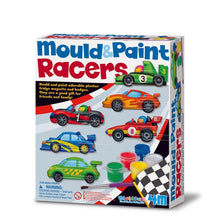 Load image into Gallery viewer, 4M Mould and Paint - Racers | Arts and Crafts Kit for Kids Age 5+
