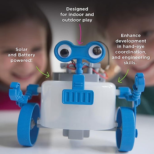 4M Rover Robot - 03417, Solar Hybrid Power | Technology and Engneering Kit for Kids Age 5+
