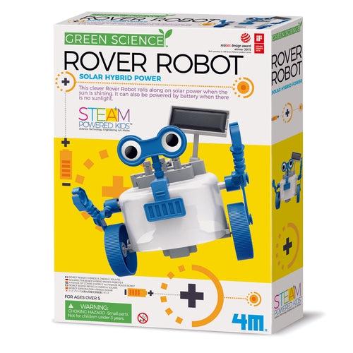 4M Rover Robot - 03417, Solar Hybrid Power | Technology and Engneering Kit for Kids Age 5+