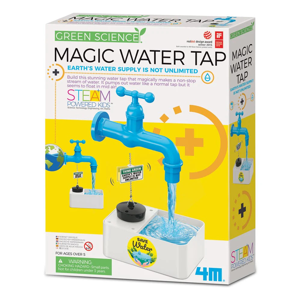 4M - Green Science - Magic Water Tap - 03458 | Educational Kit for Kids Age 5+