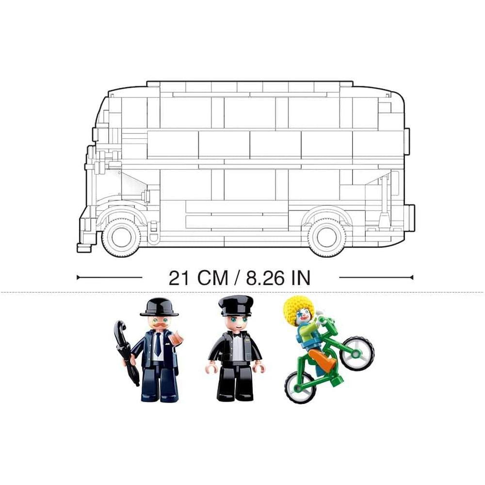 Sluban MODEL BRICKS - LONDON BUS | 382 Pcs Construction Toy Set for Kids Age 6+