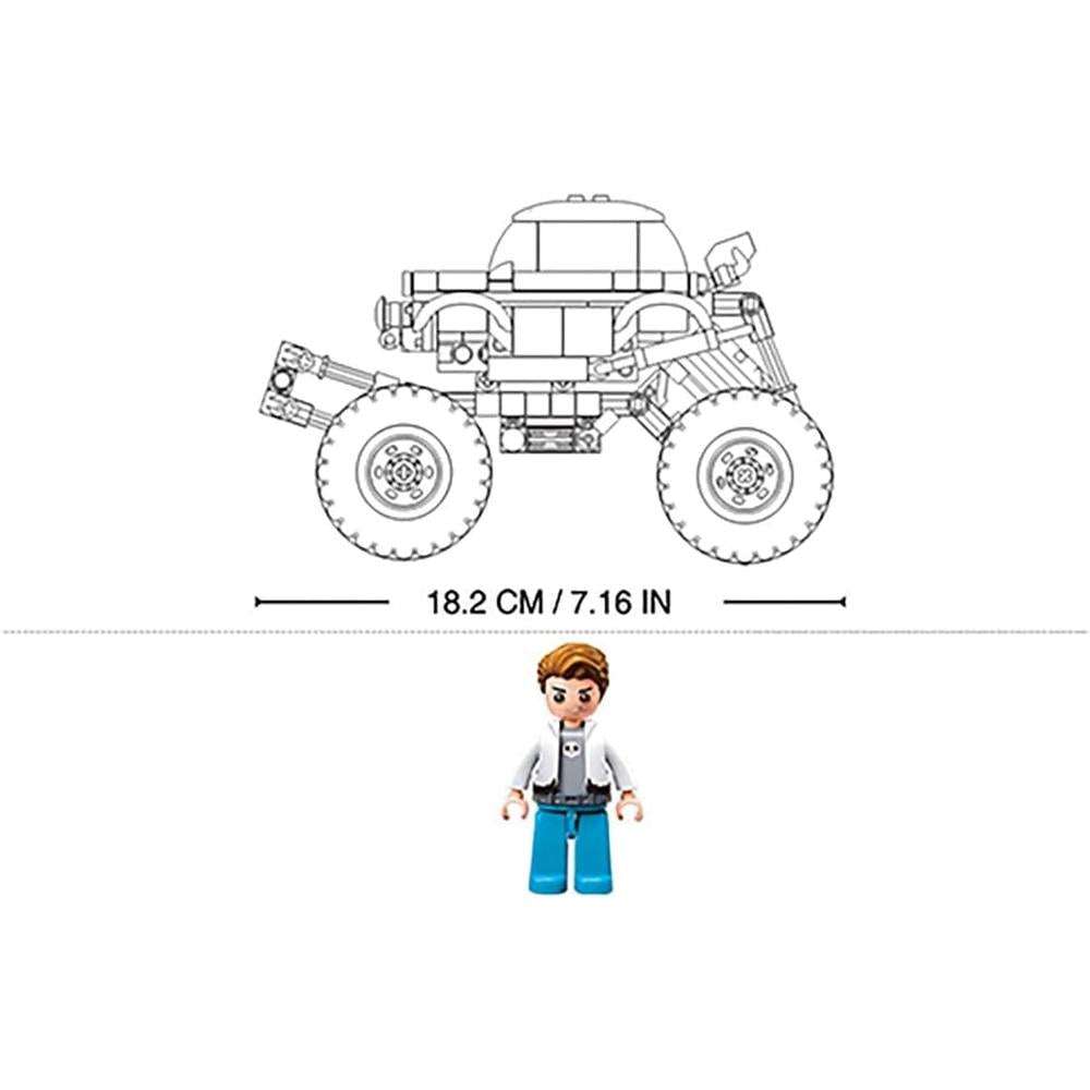 Sluban Power Bricks R/C Off Road Vehicle | 265 Pcs Construction Set Lego-like for Kids Ages 8+