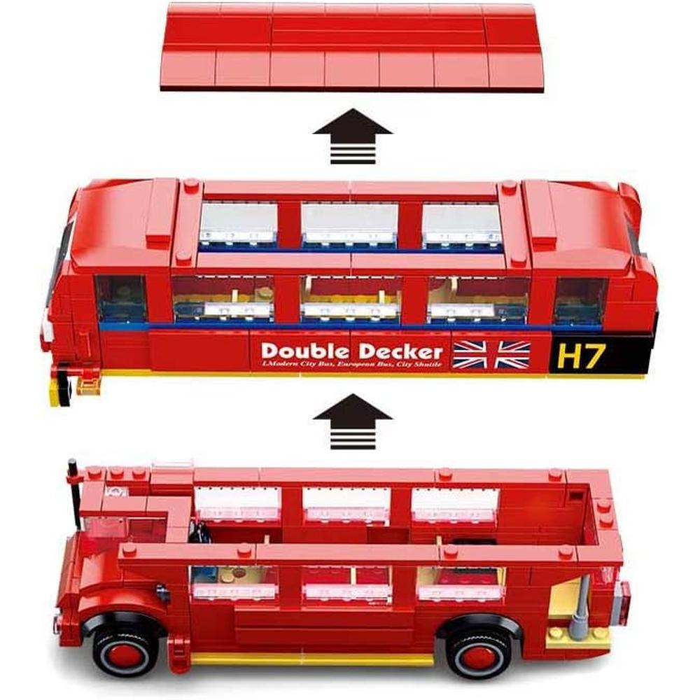 Sluban MODEL BRICKS - LONDON BUS | 382 Pcs Construction Toy Set for Kids Age 6+