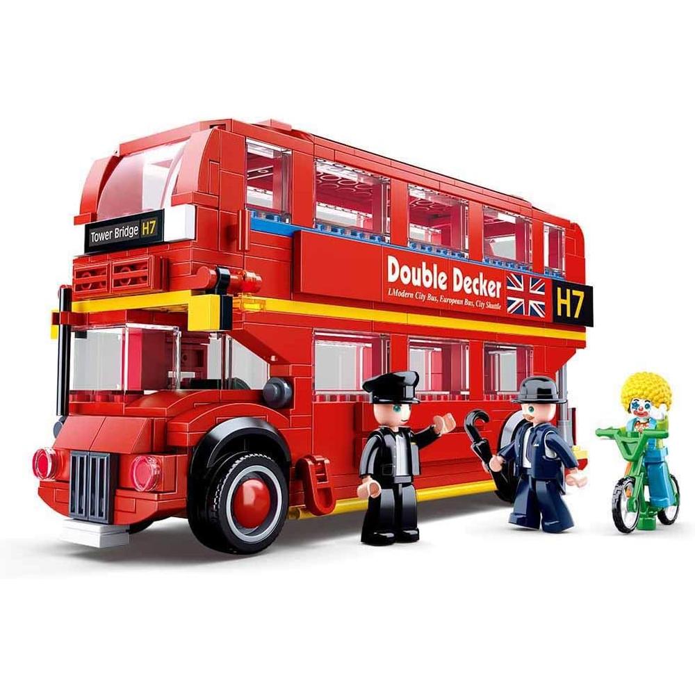 Sluban MODEL BRICKS - LONDON BUS | 382 Pcs Construction Toy Set for Kids Age 6+