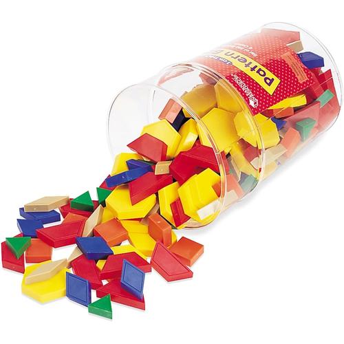Learning Resources Plastic Pattern Blocks Pattern Blocks for Classroom, Ages 3+