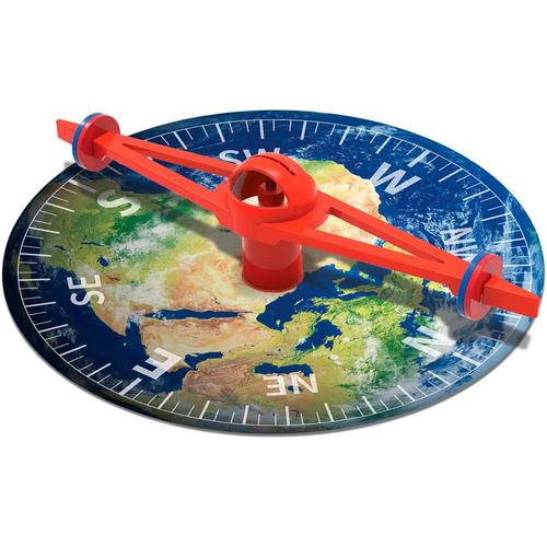 4M Kidzlabs / Giant Magnetic Compass - 03438 | Science Educatiobal Set for Kids 8+