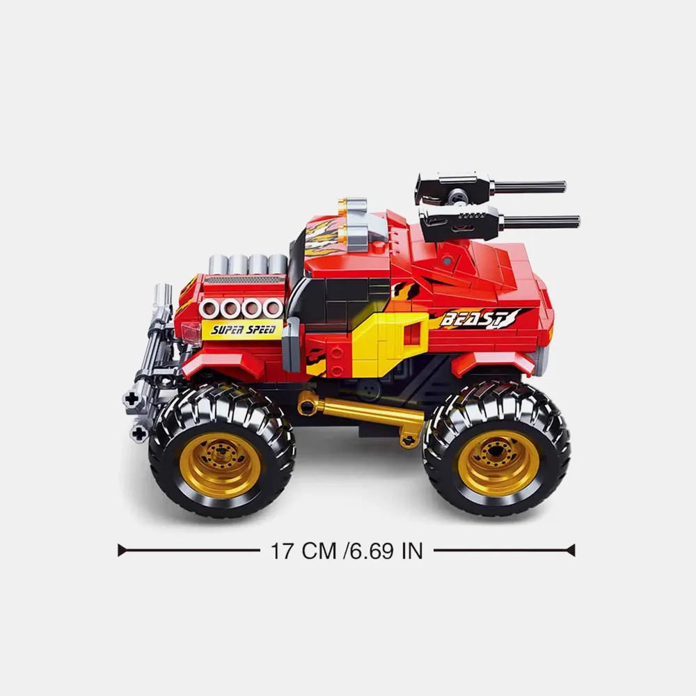 Sluban Power Bricks R/C Off Road Vehicle | 265 Pcs Construction Set Lego-like for Kids Ages 8+