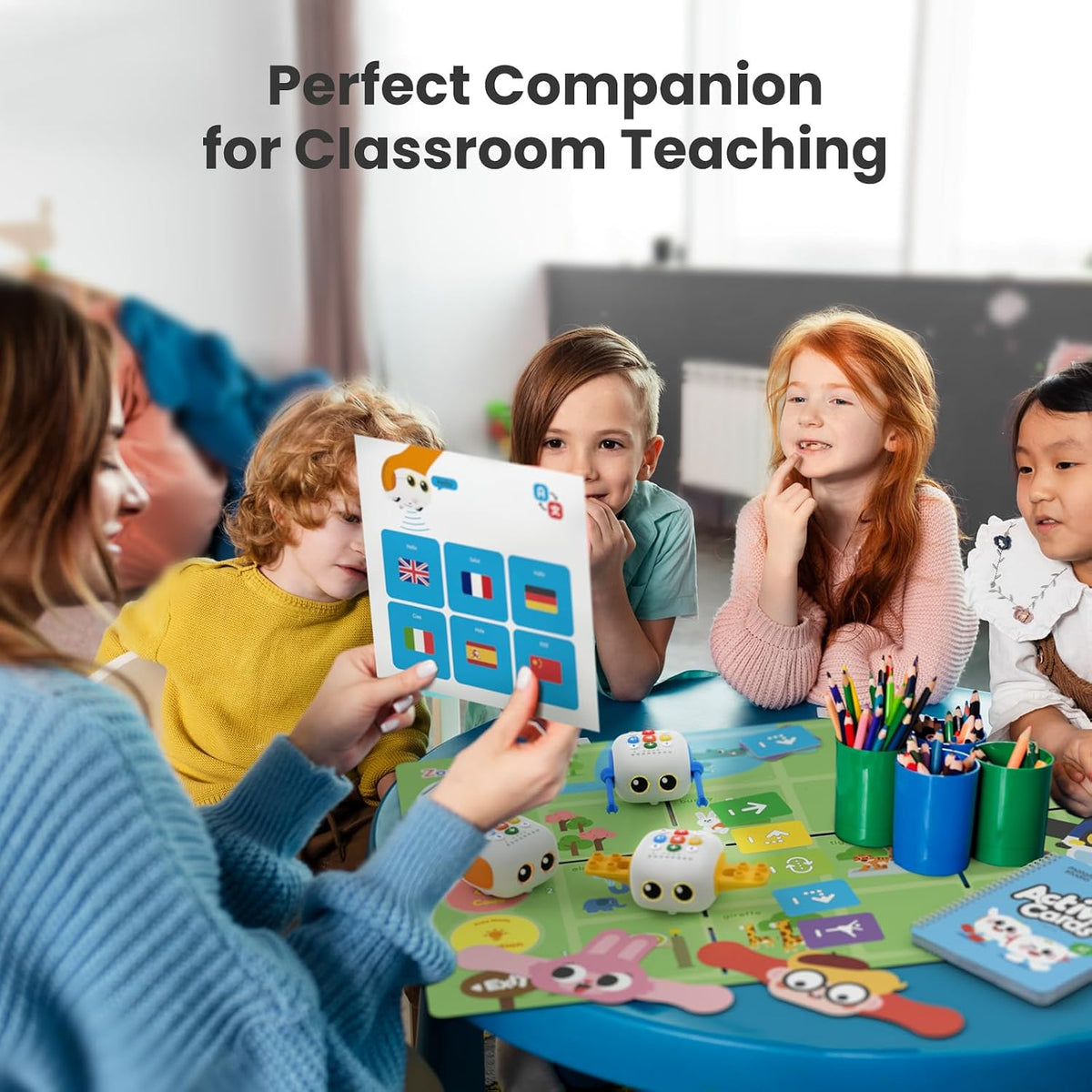 MatataSTudio Tale-Bot Pro Classroom Set, 6 Robots | Tech / Eng STEAM Kit for Kids Age 3+
