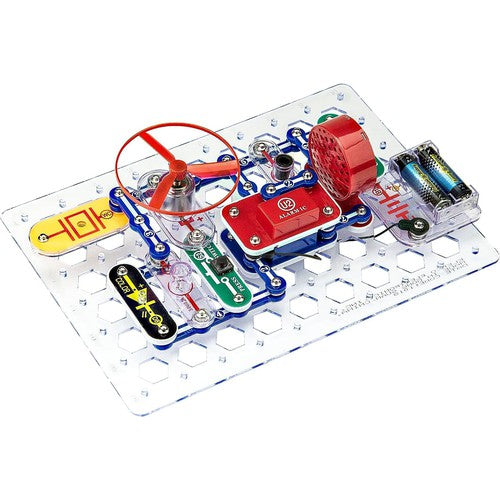 Snap Circuits Jr.® - Enjoy 100 Amazing Electronic Projects | SC-100 by Elenco US | Educational Toy Set for Kids Age 8+