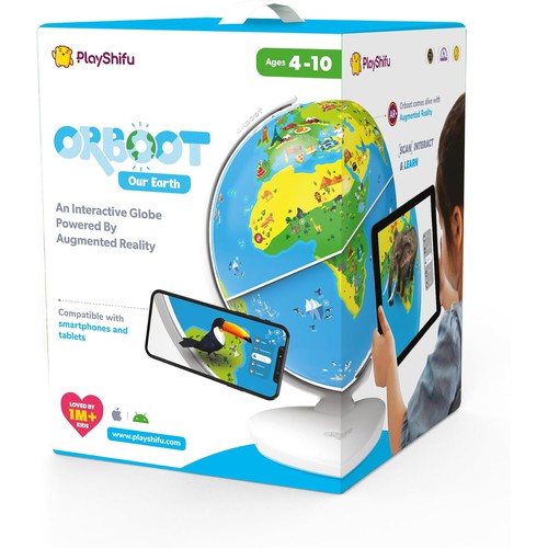 PlayShifu Orboot Earth | Smart Globe - Our Earth powered by Augmented Reality | Interactive Edu Set for Kids 4+