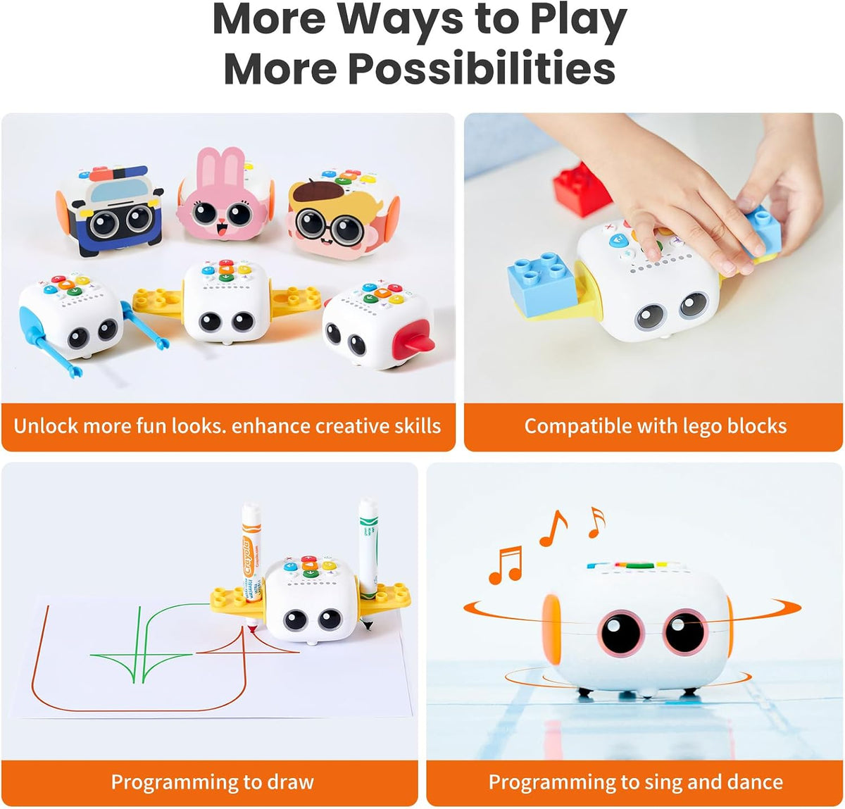 MatataSTudio Tale-Bot Pro Classroom Set, 6 Robots | Tech / Eng STEAM Kit for Kids Age 3+