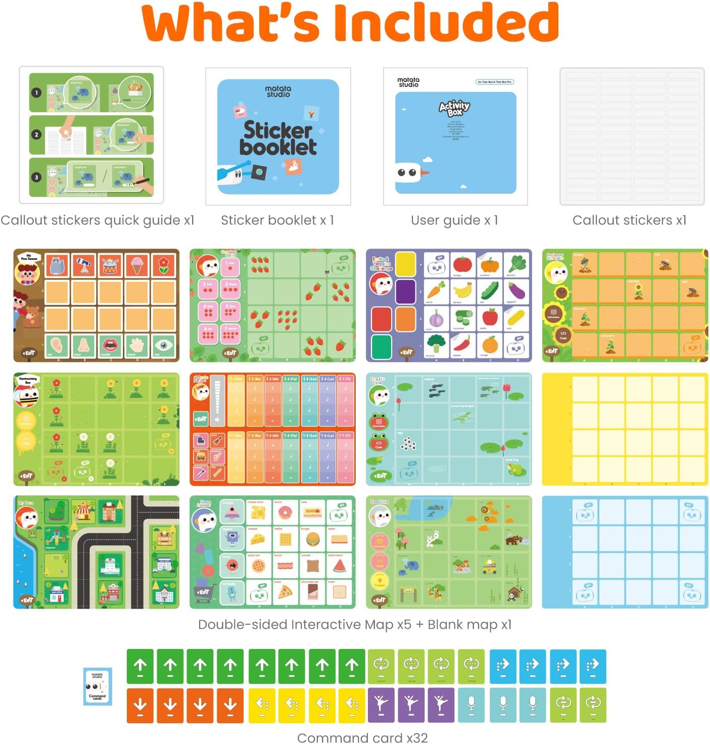 Activity Box for TaleBot Pro, STEM Games for Kids Ages 3-5