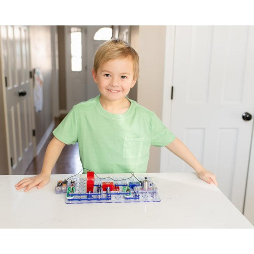 Snap Circuits Jr.® - Enjoy 100 Amazing Electronic Projects | SC-100 by Elenco US | Educational Toy Set for Kids Age 8+