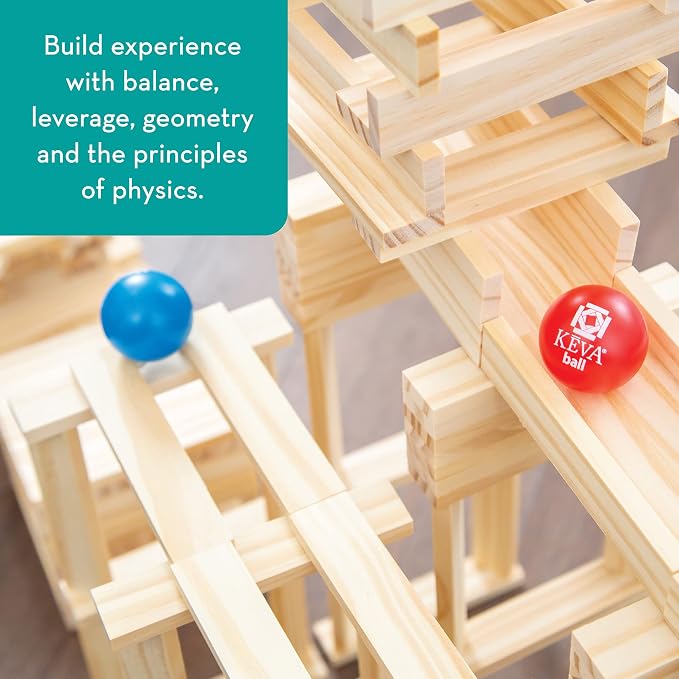 MindWare KEVA Contraptions, 200 Plank Set by MindWare | Building Sets For Kids Ages 7+