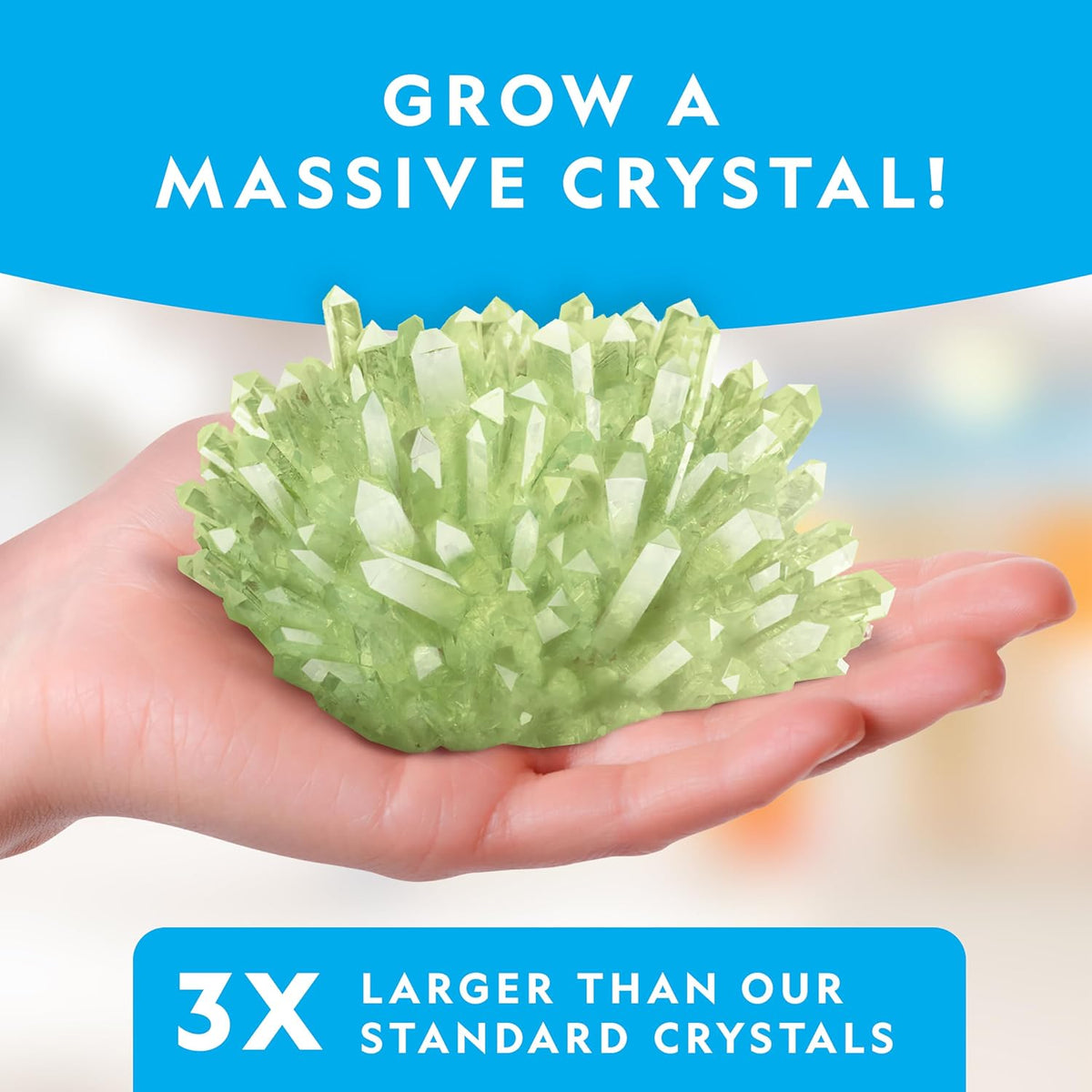 National Geographic Jumbo Crystal Growing Lab| Science set for Kids Ages 8+