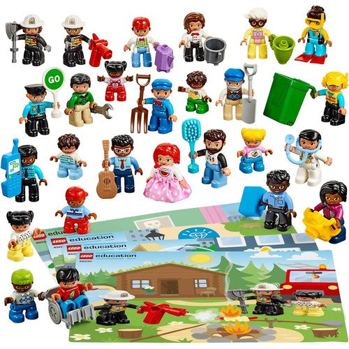 مجموعة العلوم LEGO Education People 45030 | 44 عنصر DUPLO للأطفال بعمر 2+ 