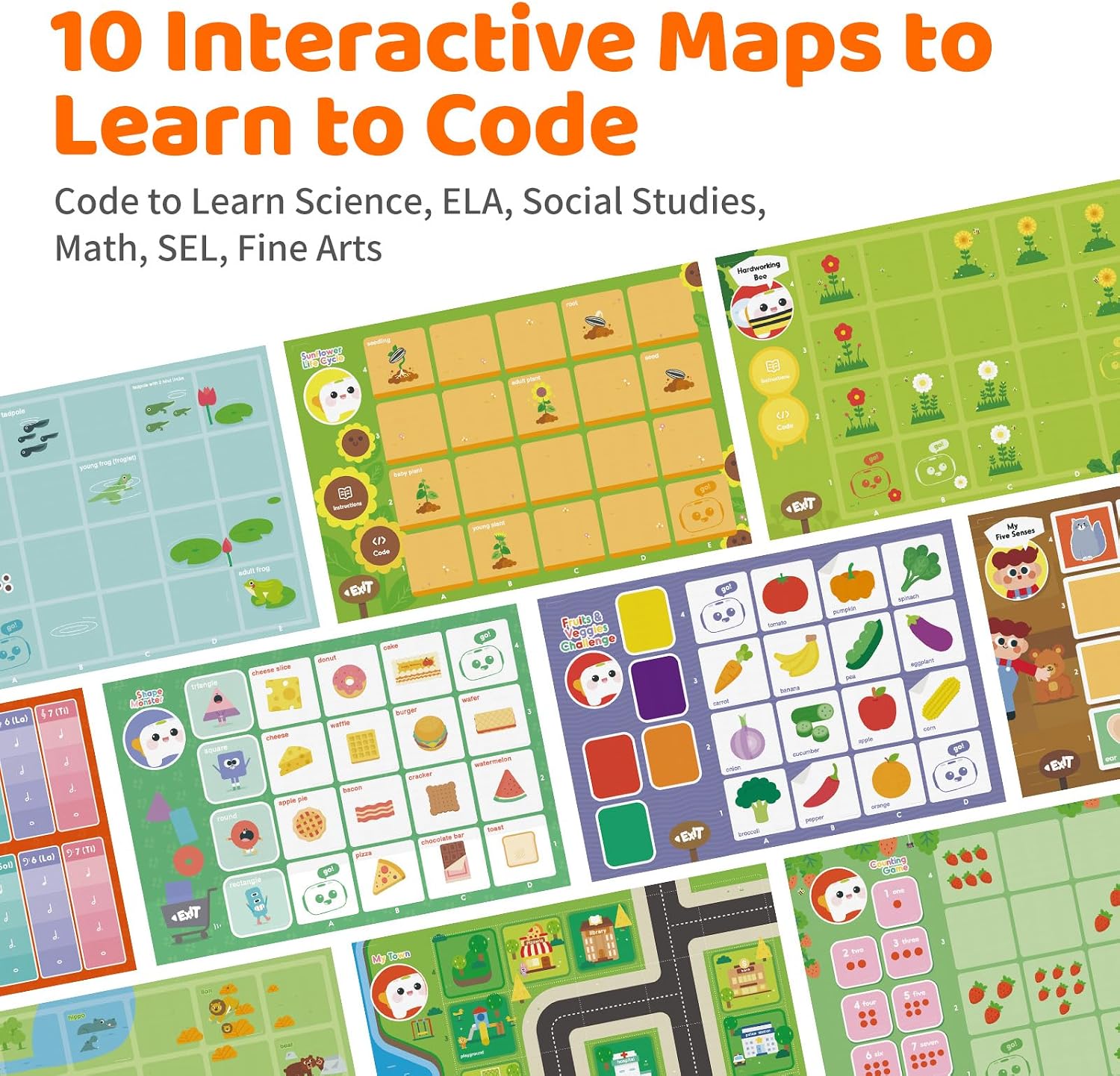 Activity Box for TaleBot Pro, STEM Games for Kids Ages 3-5