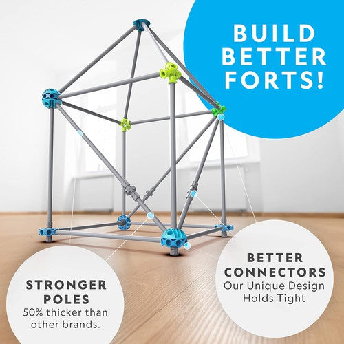 National Geographic Epic Forts Building Kit | 70 pcs Indoor Construction Set for Kids Age 4+