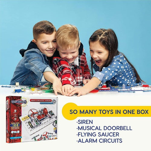 Snap Circuits Jr. - 100 Electronic Projects | SC-100 by Elenco US for Kids Age 8+