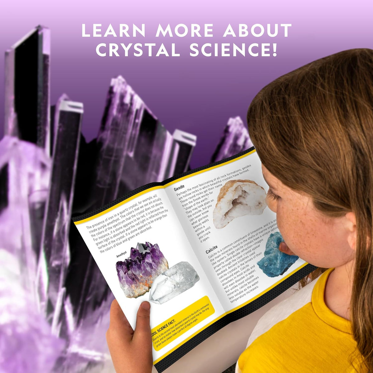 National Geographic Mega Crystal Growing Lab| Science set for Kids Ages 8+
