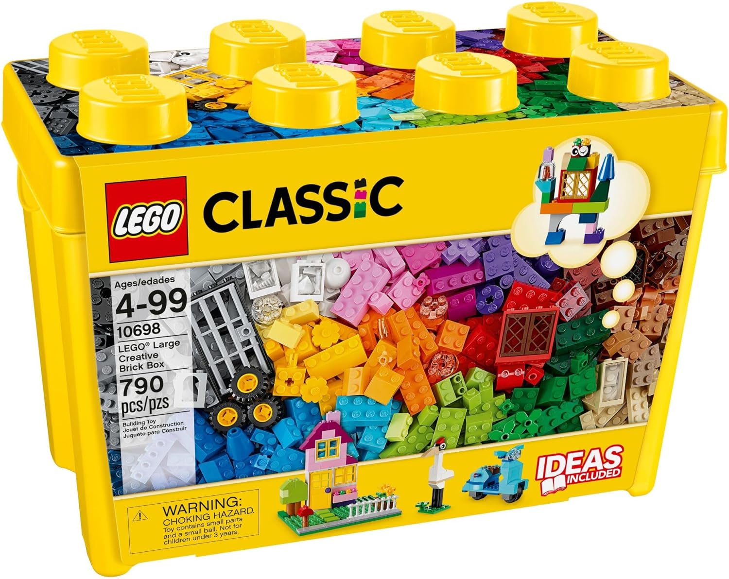 Lego Classic Large Creative Brick Box - 10698 | 790 pcs construction set for kids age 4+