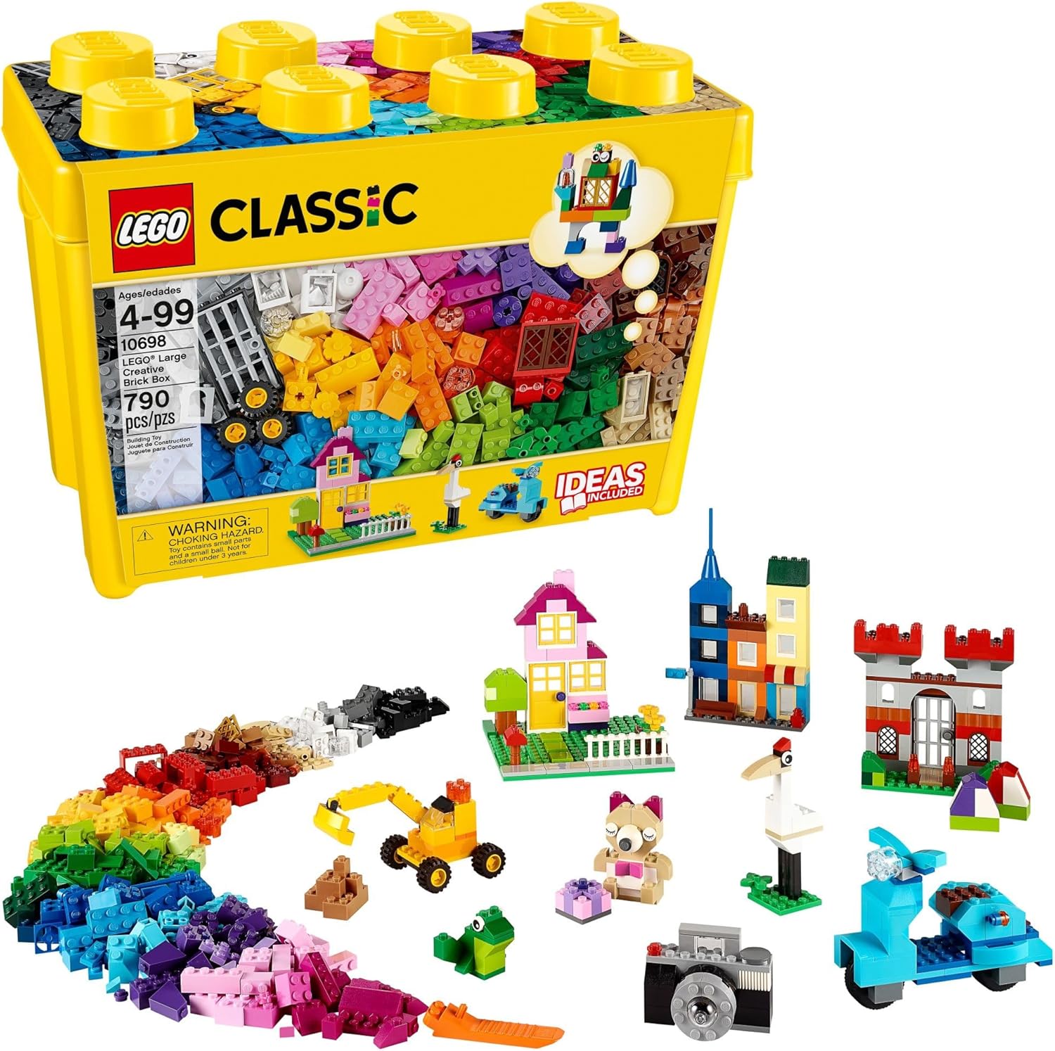 Lego Classic Large Creative Brick Box - 10698 | 790 pcs construction set for kids age 4+
