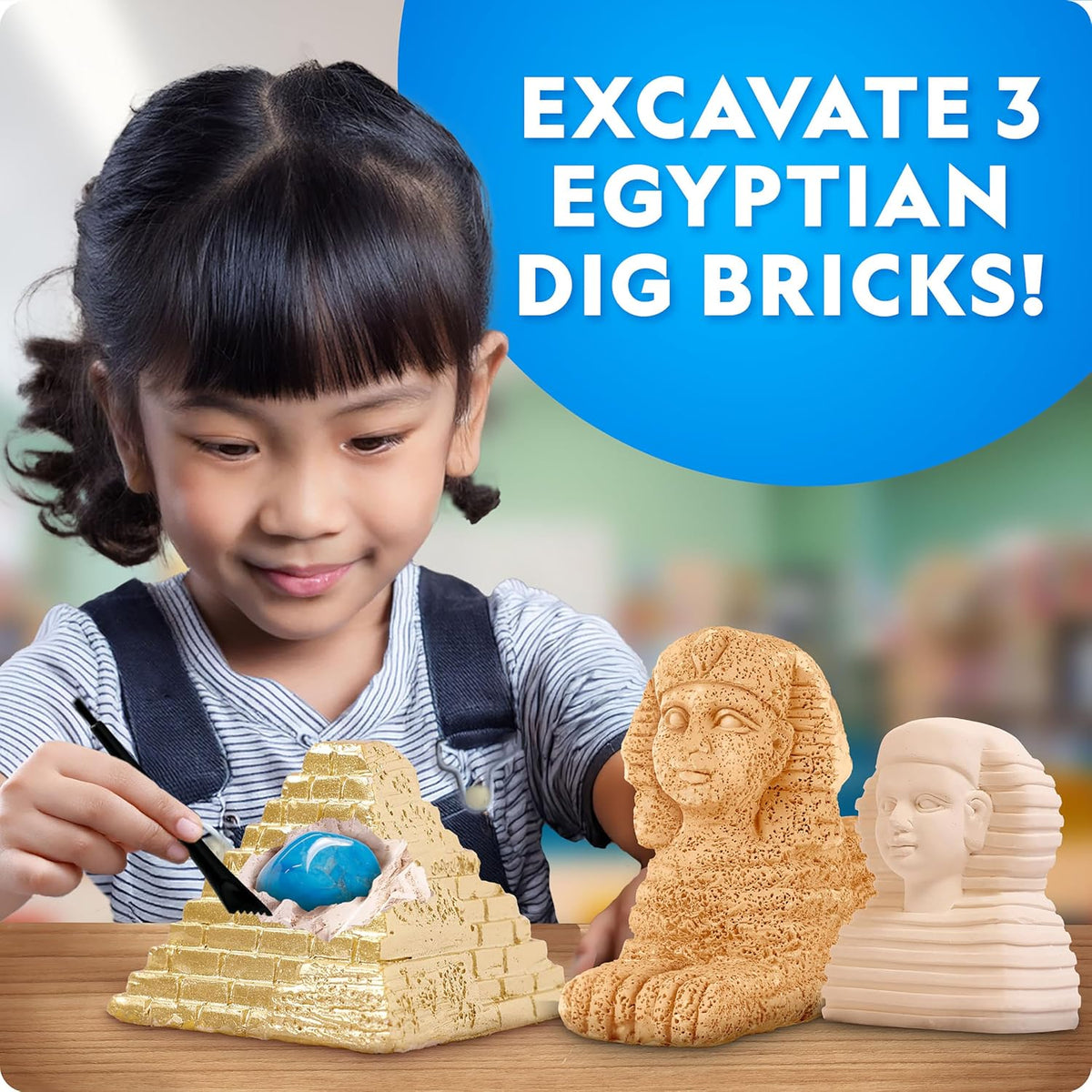 National Geographic Ancient Egypt Dig Kit | Science Educational toy set for Kids Ages 8+